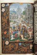 unknow artist Folio from the Mayer van den Bergh Breviary oil painting on canvas